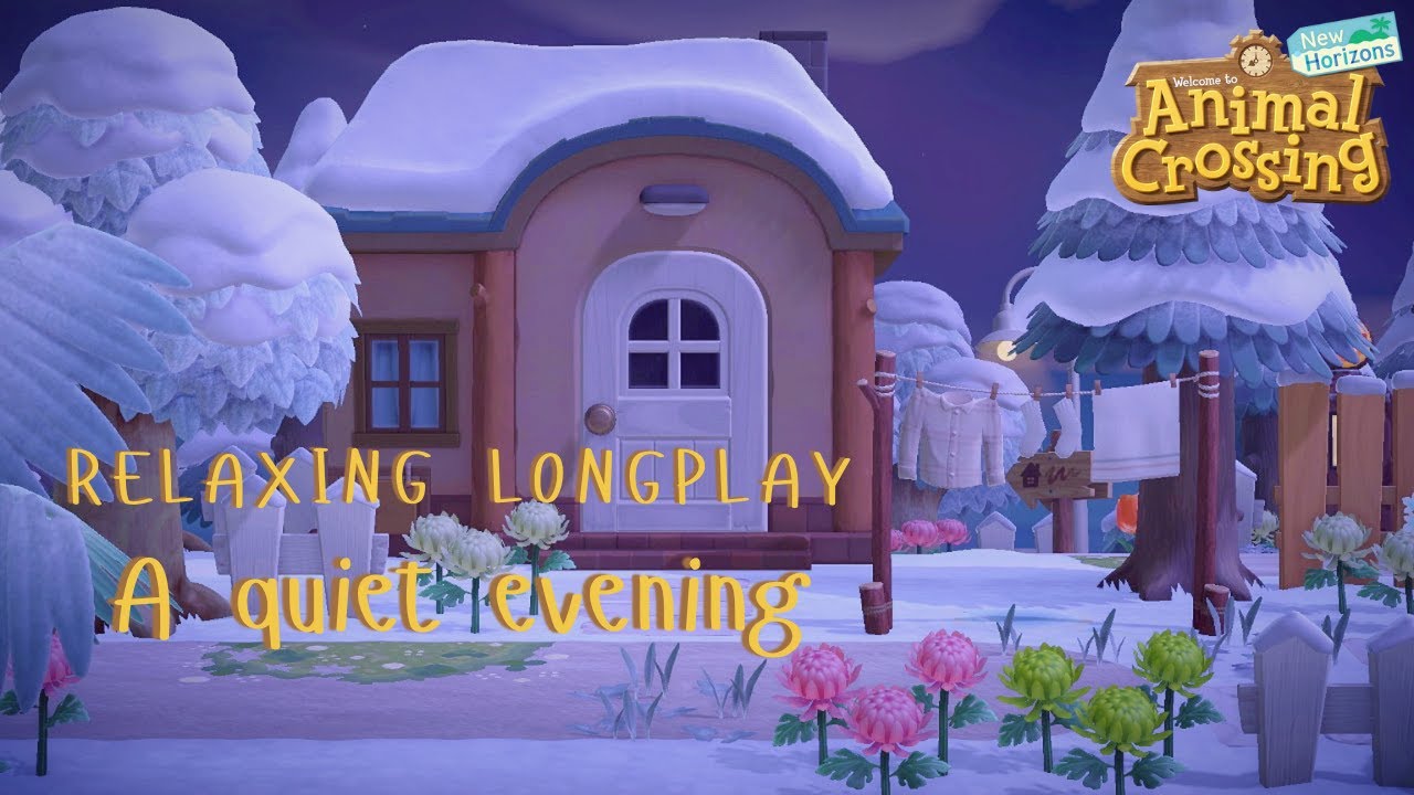 A quiet evening in animal crossing☕ [Relaxing Gameplay, No Commentary] | ACNH