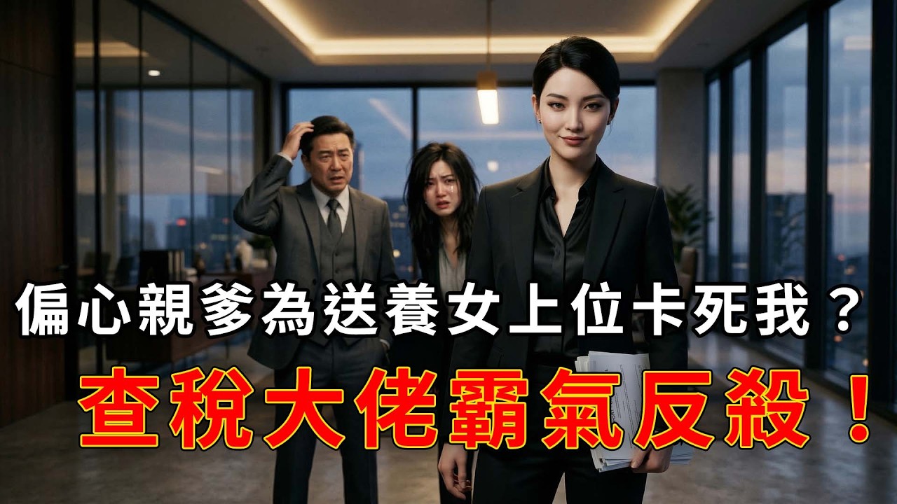 偏心親爹為送養女上位，竟親手卡死親生女兒前途！五年後我化身稅務大佬霸氣回歸，一招讓全家傾家蕩產、自食惡果！