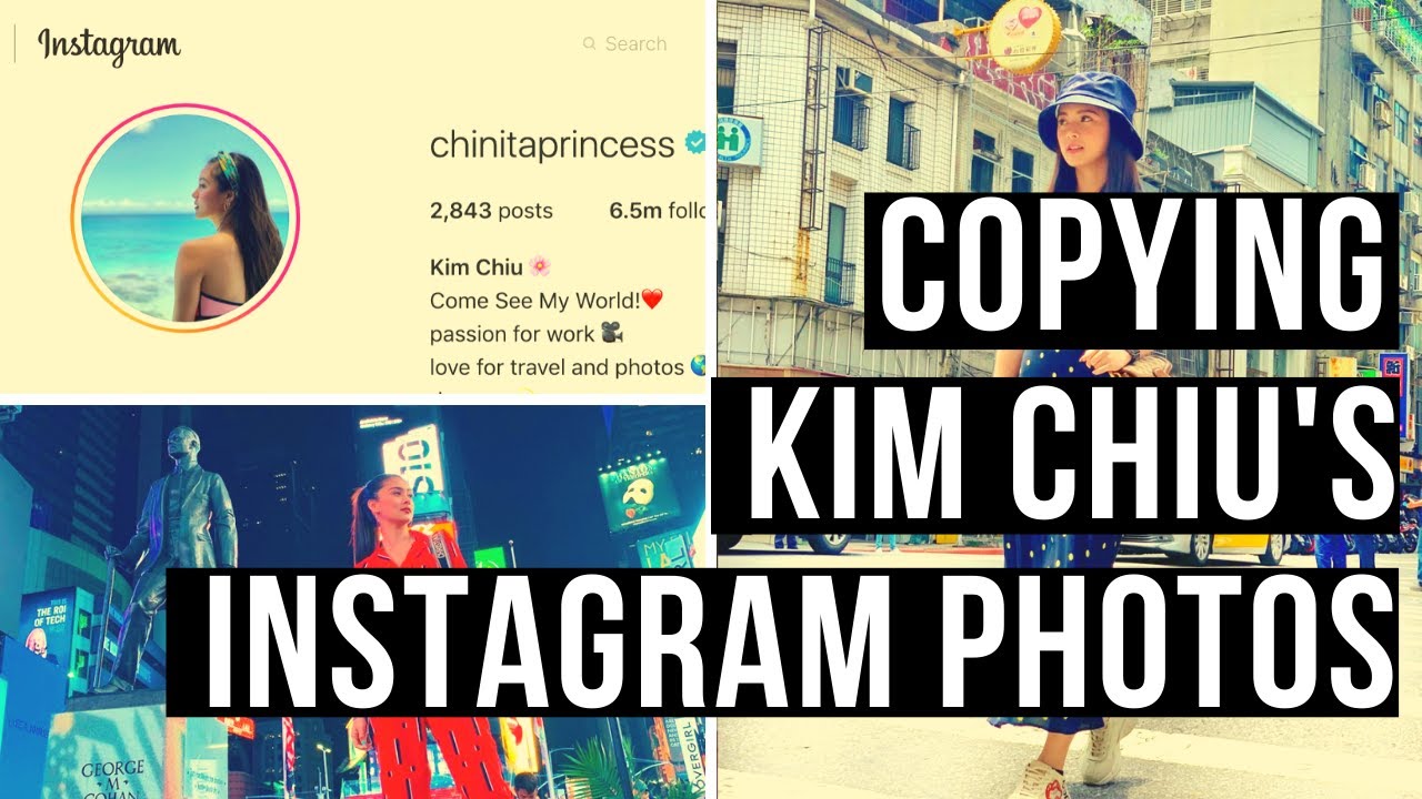 Copying Kim Chiu 's Instagram Photos ft. My New Editing Skills using Imovie | Monique Vlogs