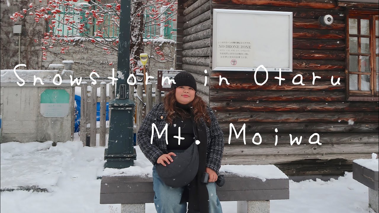 SAPPORO 2024 | Snowy Days in Sapporo, Mt. Moiwa, and a snowstorm in Otaru ❄️