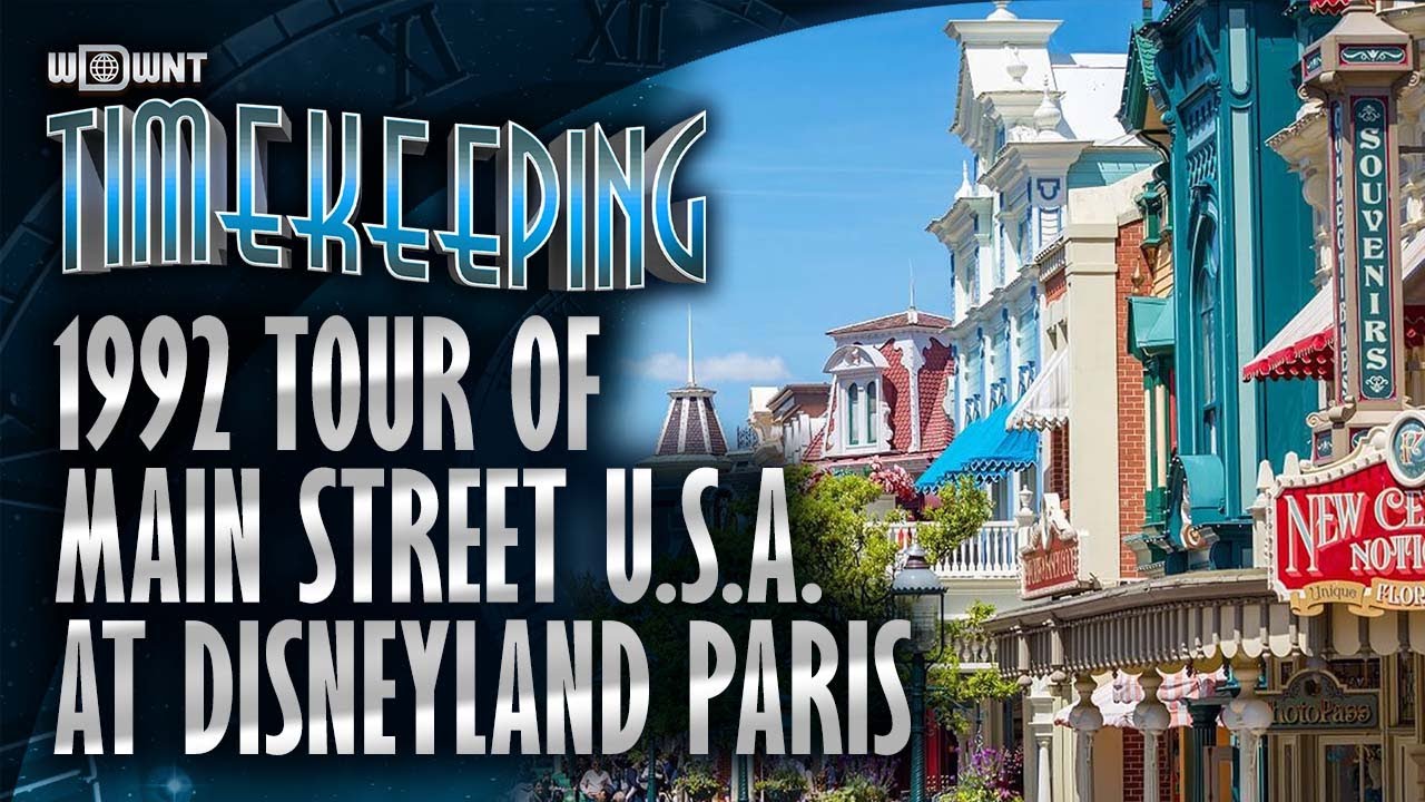 1992 Tour of Main Street U.S.A. at Disneyland Paris - Timekeeping Disneyland Paris #3
