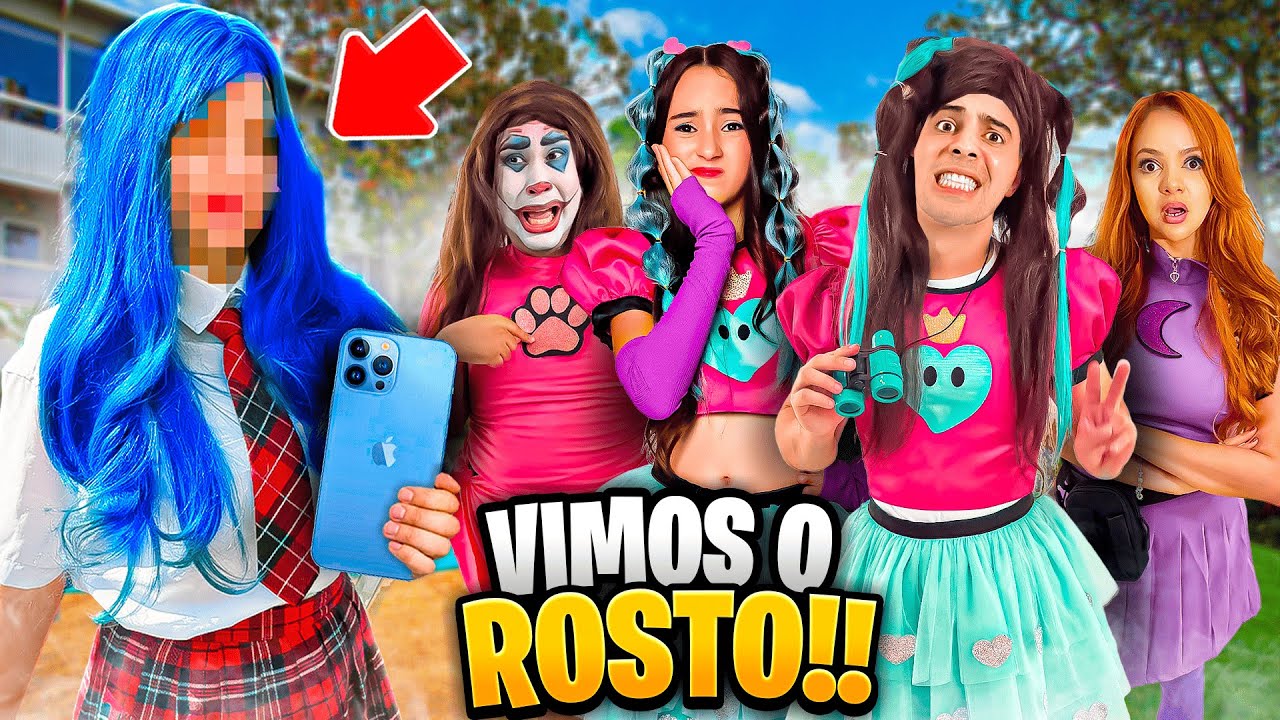 VIRAMOS A TURMA DA BELINHA E DESCOBRIMOS O ROSTO DA ZARA!! (VIMOS O ROSTO DA ZARA)