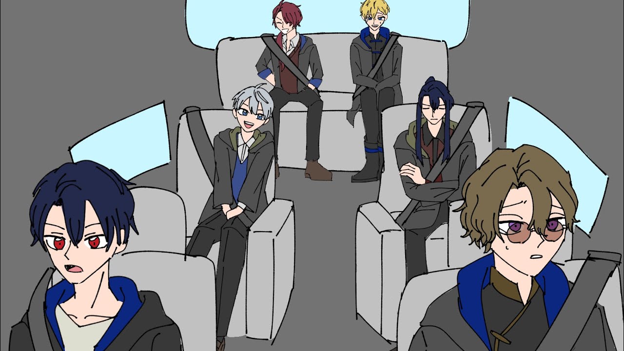 【手描き】東と中央でイルカ見たい【まほやく】