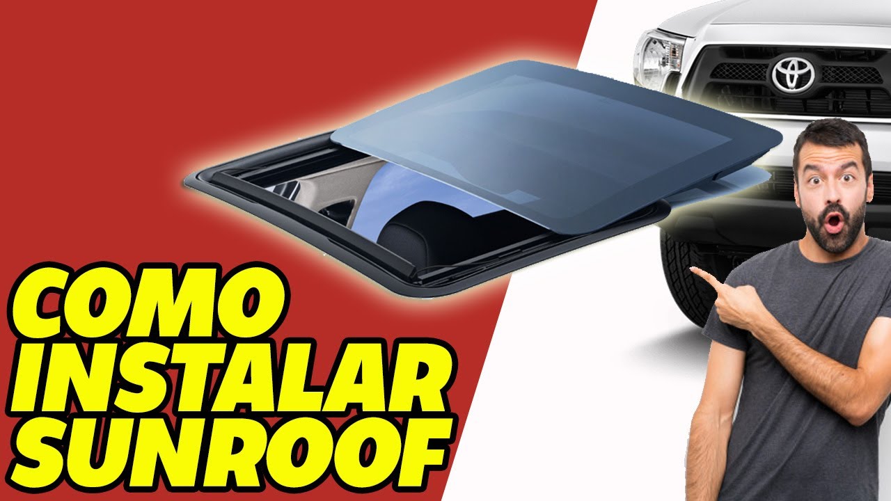 instalación  de sunroof  decorativo
