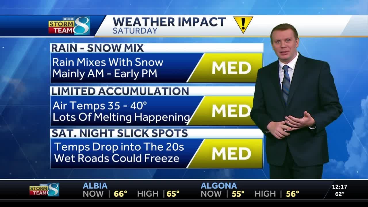 Iowa weather: Weekend winter blast will bring some snow and ice chances