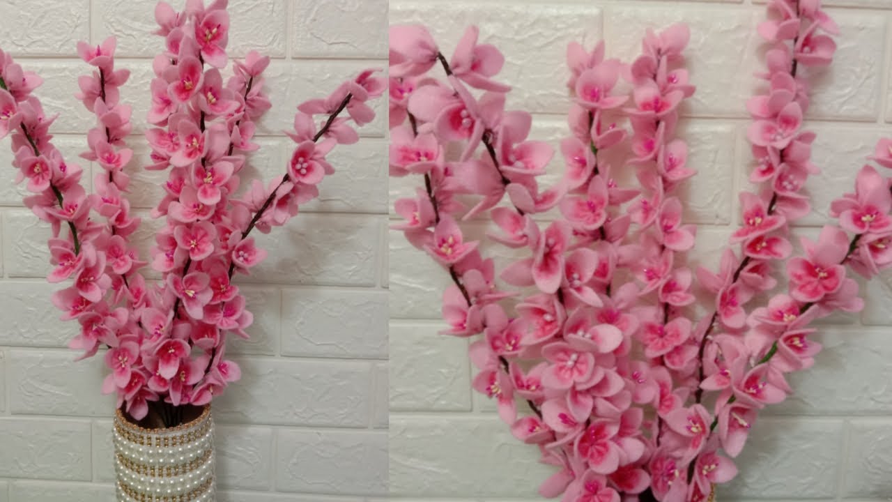DIY | Felt Flower Sakura | Easy Ways to Make Cherry Blossoms