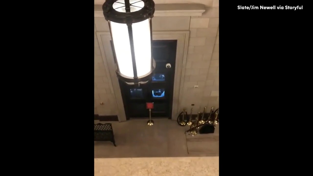 Shocking video shows Capitol building window being bashed during DC chaos