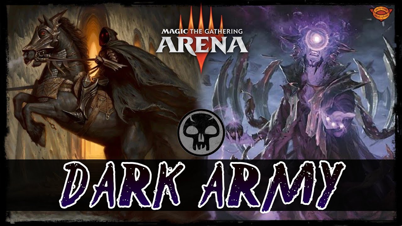 DARKNESS IS SPREADING! | MTG Arena - Mono Black Orc Army Nazgul Sauron Necromancy LotR Alchemy Deck