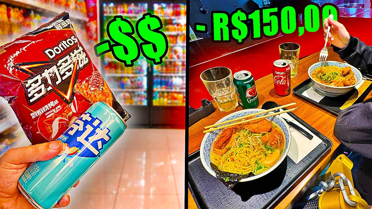 quando 2 INTROVERTIDOS saem de CASA .. Lamen e comidas japonesas