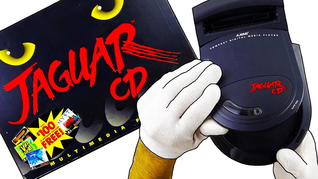 Распаковка консоли Atari Jaguar CD — Консоль Retrogames — Отличная недооцененная консоль —