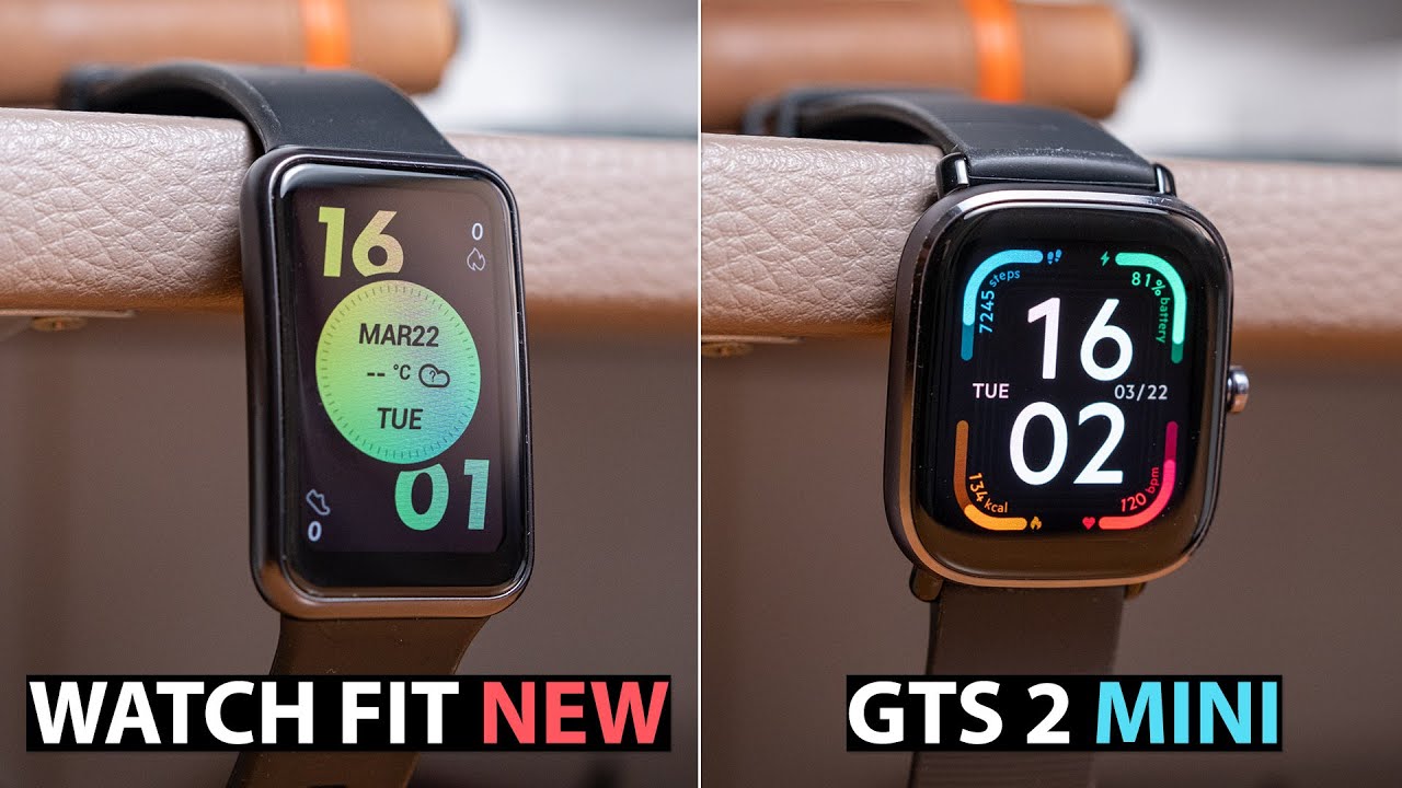 ✅ Huawei Watch Fit New Edition vs Amazfit GTS 2 Mini COMPARATIVA en ESPAÑOL ⌚ ¿Cuál comprar?
