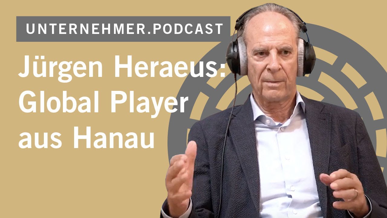 Jürgen Heraeus im Kontora Unternehmer Podcast.