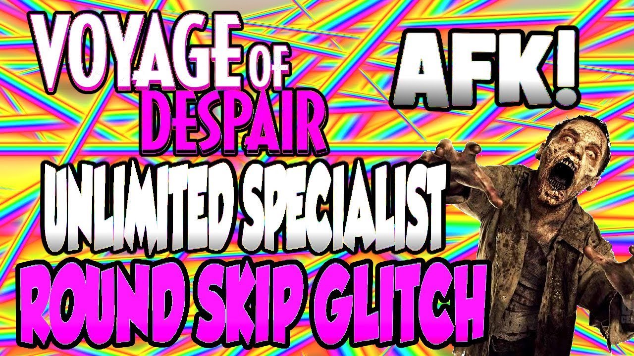 THE *BEST* AFK UNLIMITED ROUNDS GLITCH On Voyage Of Despair - BO4 Zombie Unlimited Specialist Glitch