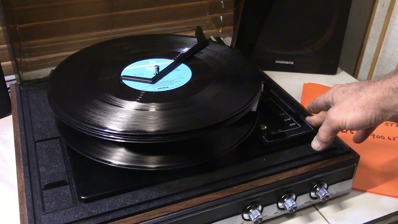 Sears Stereo Record Player w/NOS Magnavox Speakers