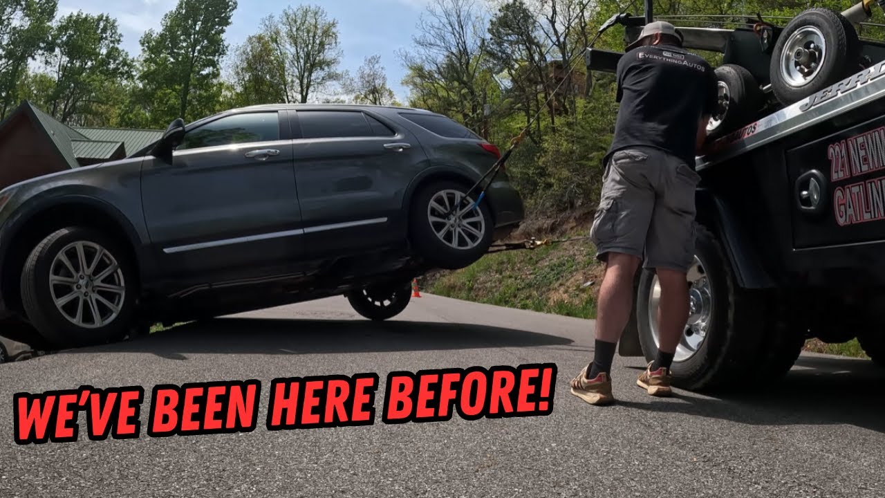 It's A Good Thing They Waited For The Tow Truck!