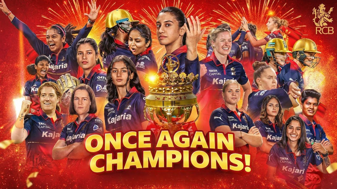 ONCE AGAIN CHAMPIONS! 🔥 RCB Women Lift WPL Trophy 💪👑 | we are boyss