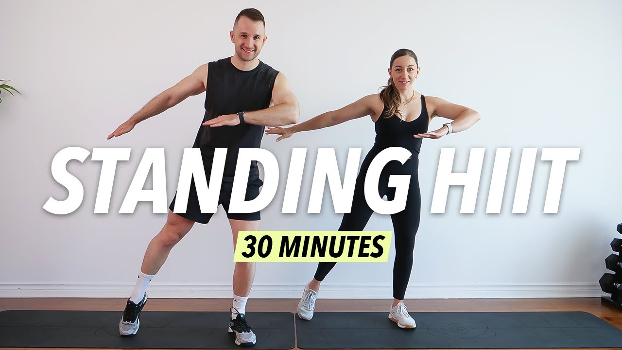 30 Min ALL STANDING CARDIO HIIT Workout at Home | Burn 500 CALORIES