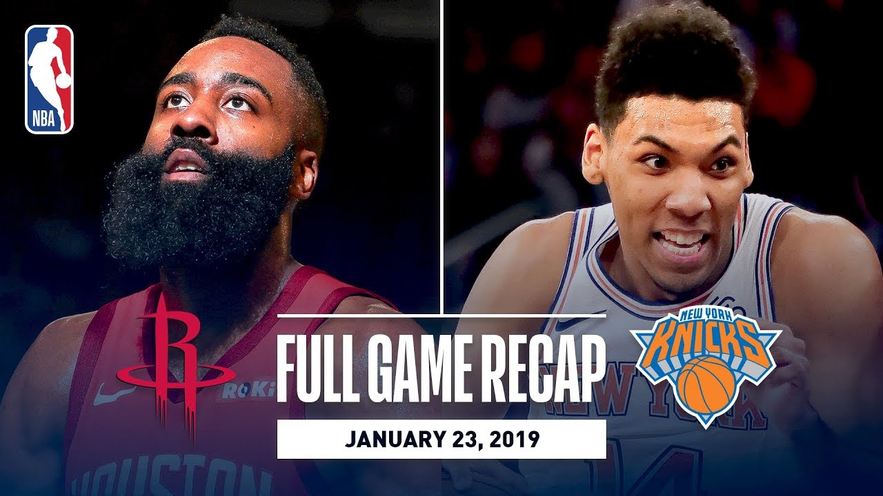 Full Game Recap: Rockets vs Knicks | The Beard Drops 61 In MSG
