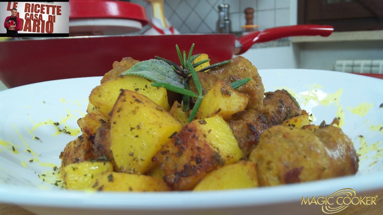 Salsicce con patate e curcuma preparate da Dario con Magic cooker 314