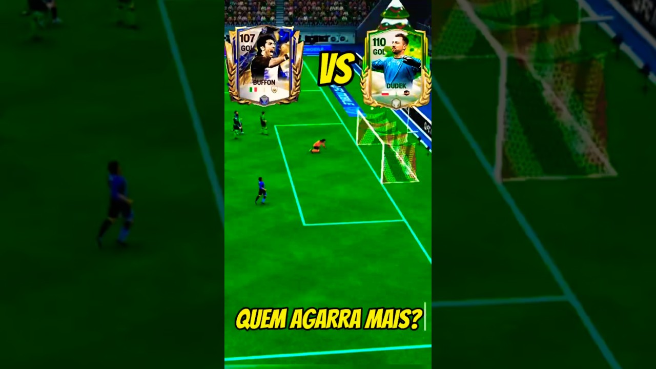 Buffon 107 vs Dudek 110 &ndash; Quem agarra mais no FC Mobile? 🧤🔥 #fifa #fifamobile