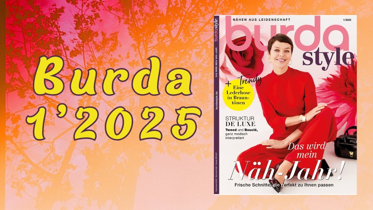 🟢Burda Style 1/2025 👗 Sewing Magazine Flip Through