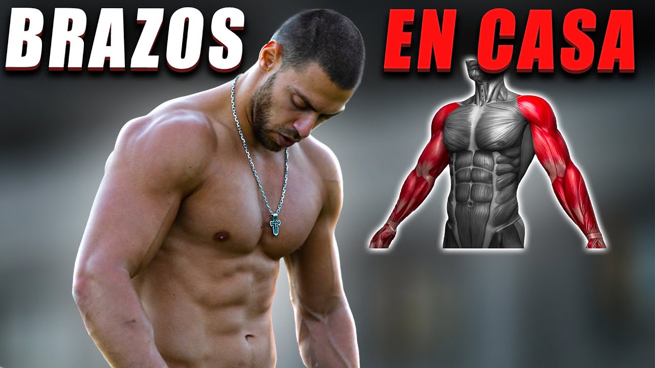 Ejercicios para Brazos EN CASA (Biceps/Triceps) - Rutina de Brazos