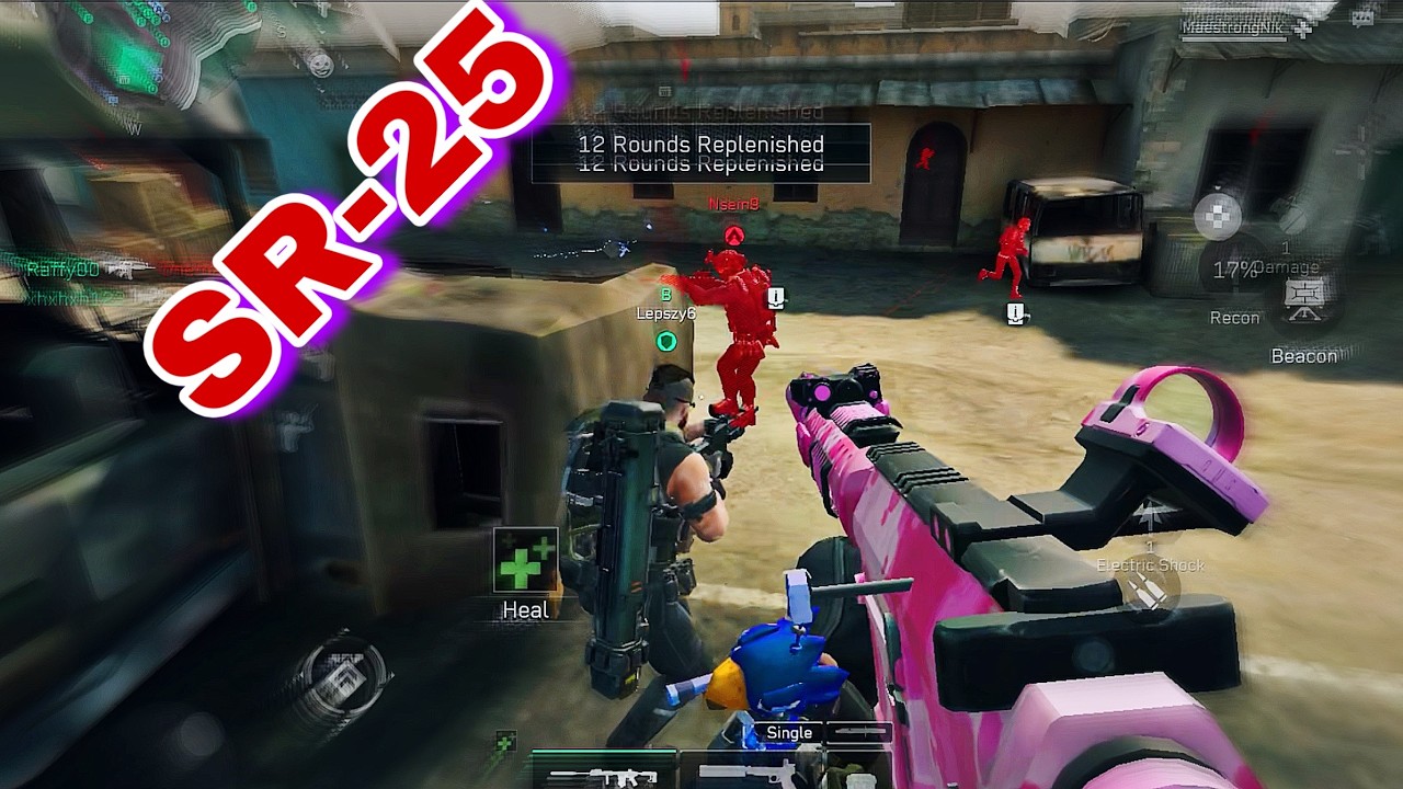 SR-25 the Favorite Marksman Rifle l Delta force mobile l delta force