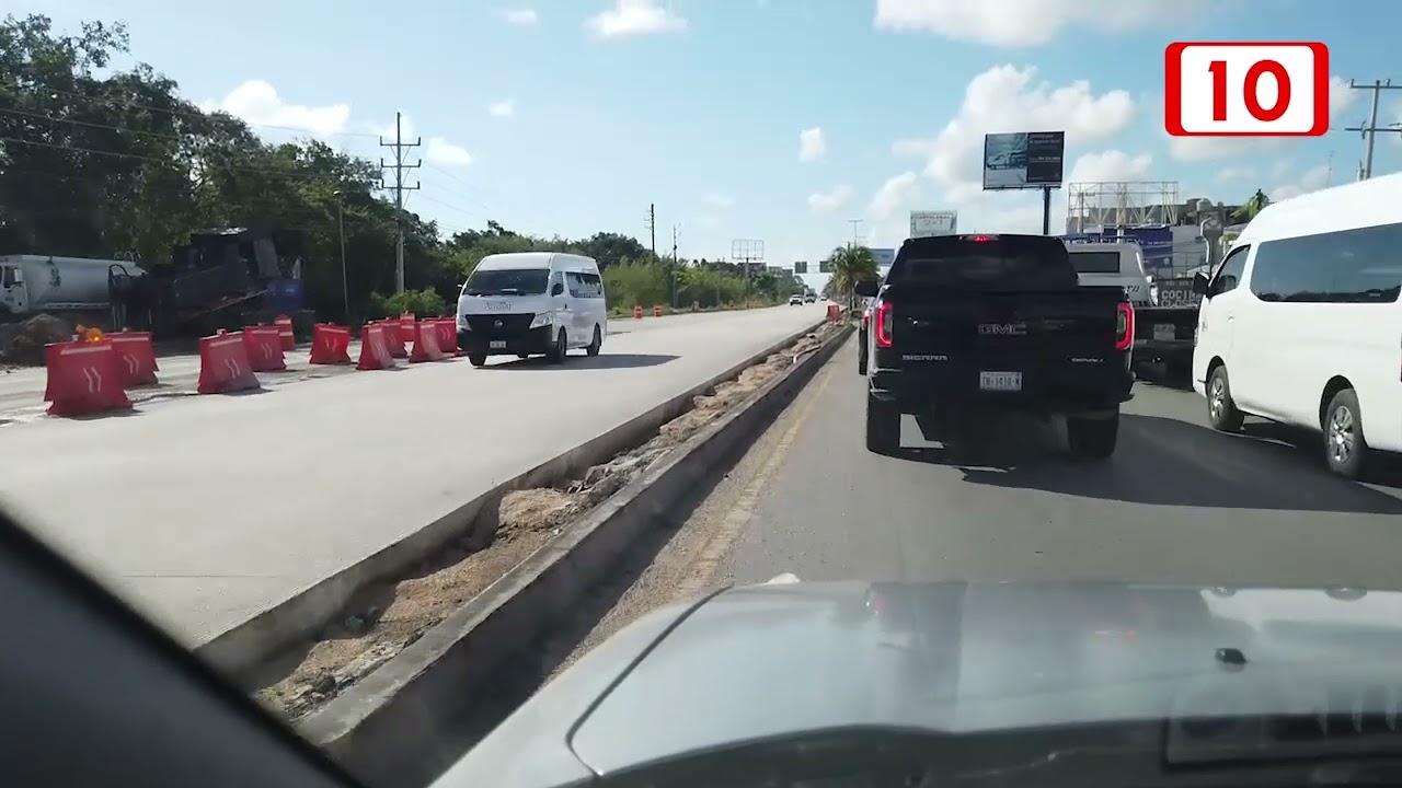 Inicia rehabilitación desde Plaza Luxury a Universidad La Salle Cancún del Boulevard Colosio