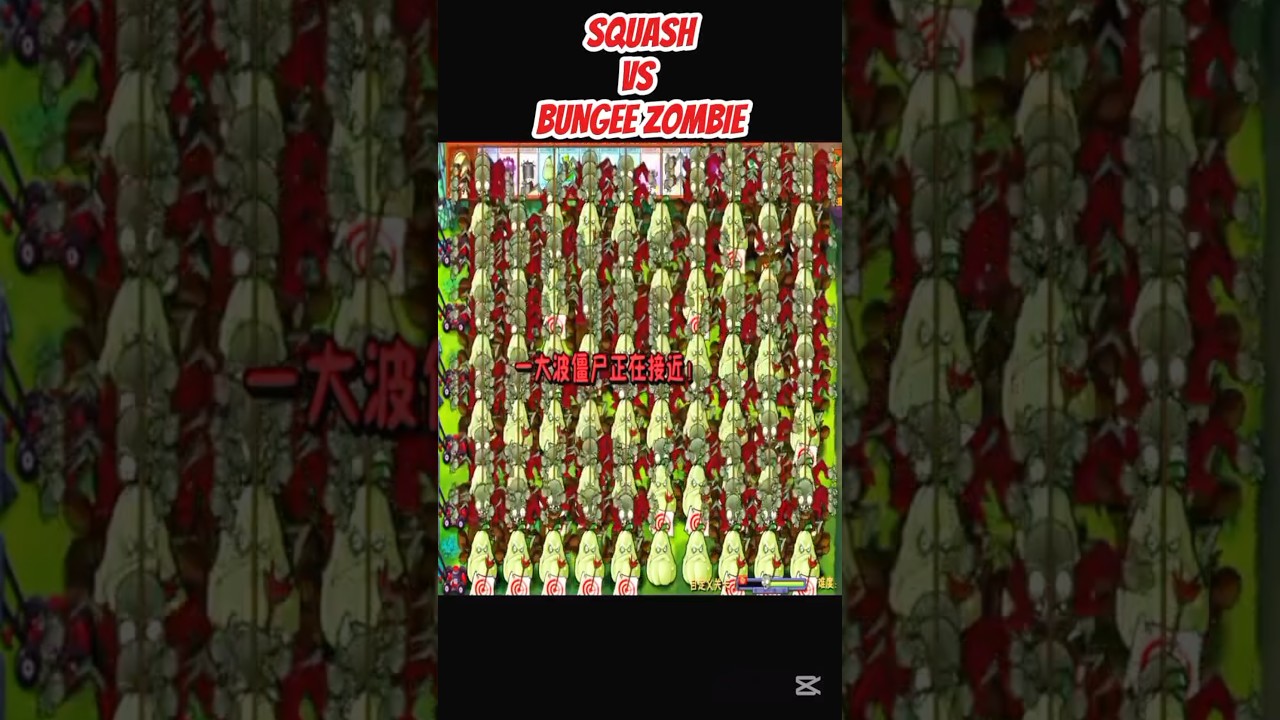 *SQUASH VS BUNGEE ZOMBIE*