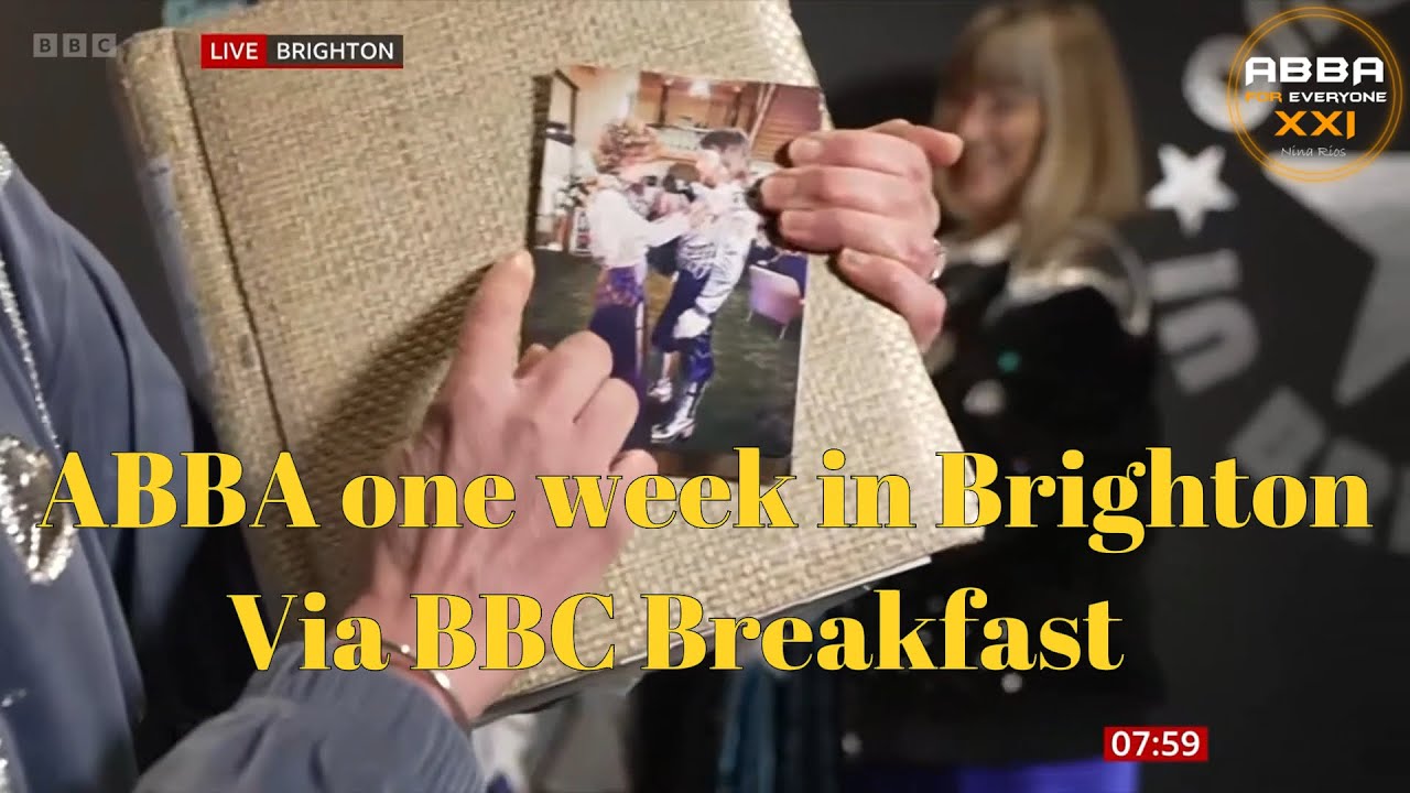 ABBA one week in Brighton Exhibition via BBC Breakfast