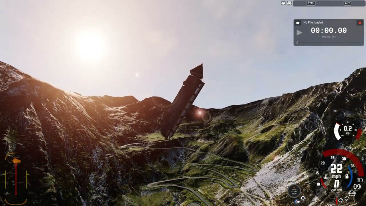 BeamNG | Transfagarasan 100km laser-scanned very early access teaser