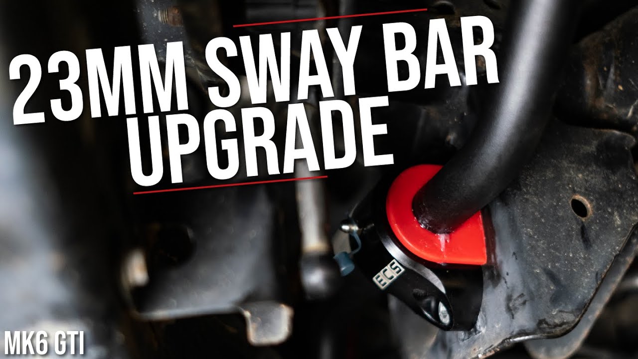 The Butt Dyno Report | ECS Tuning 23mm Solid Rear Sway Bar | MK6 GTI