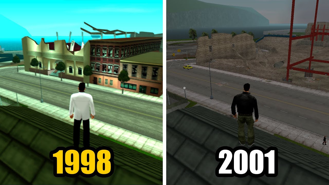 La zona que DESAPARECIÓ de Liberty City - Diferencias en el mapa de GTA: LCS y GTA III