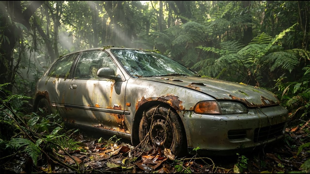 Unbelievable Restoration 👹 EG6 From Scrap to Silver Beast!