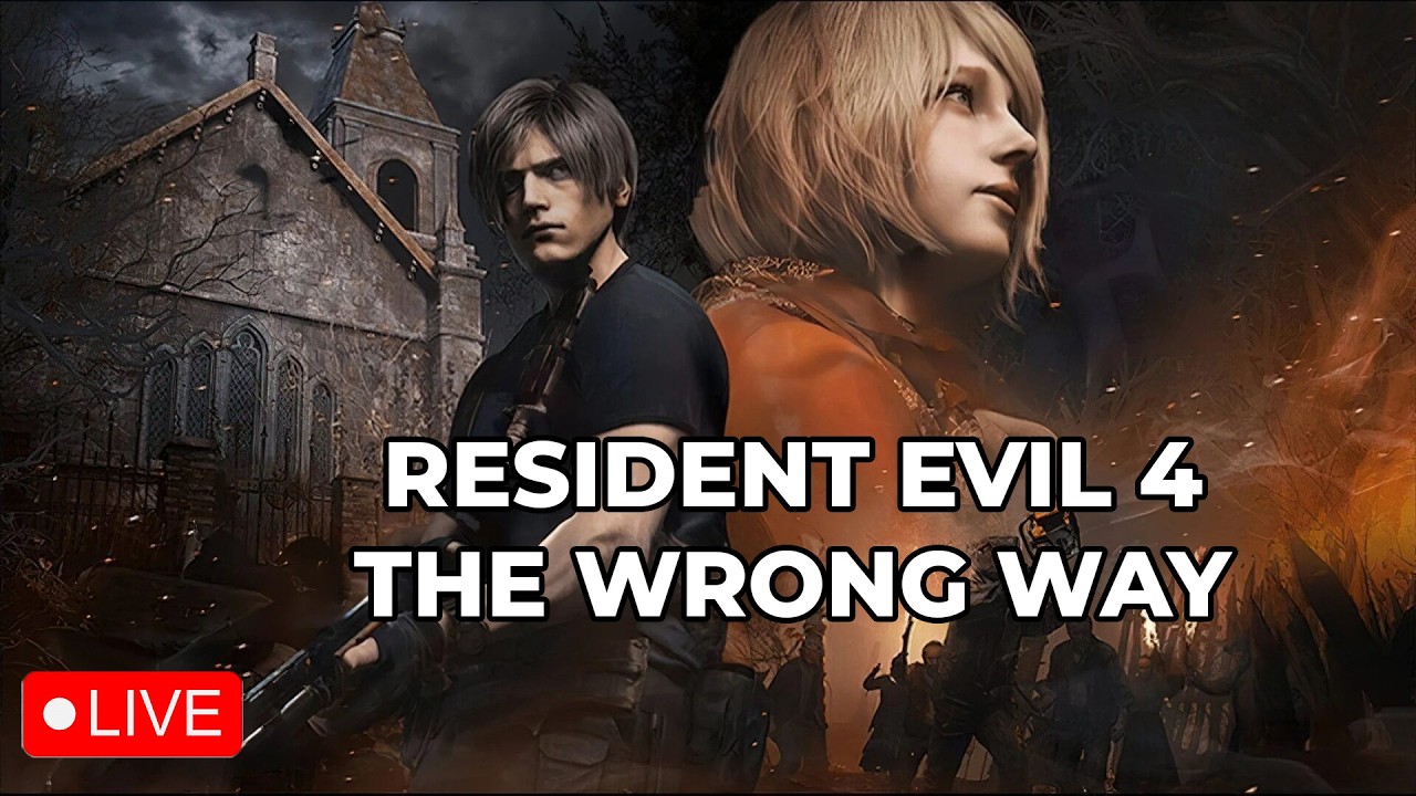 PLAYING RESIDENT EVIL 4 THE WRONG WAY