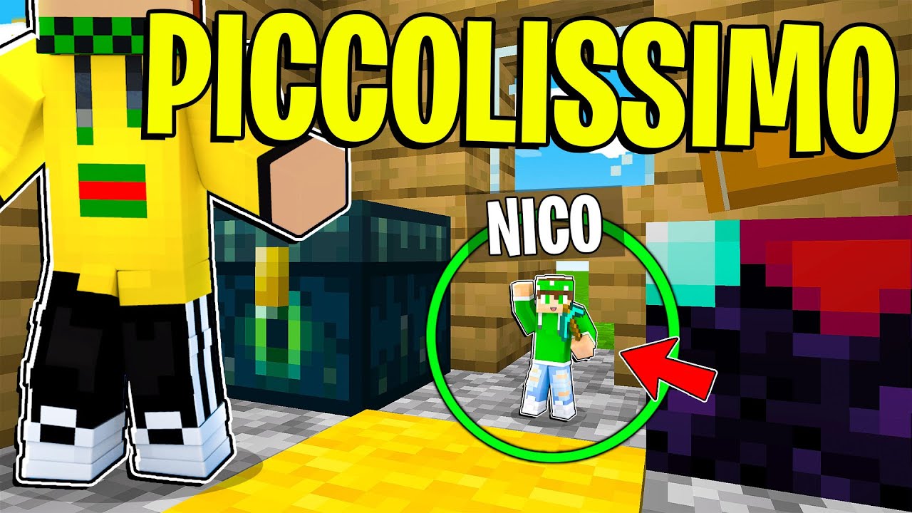 ENTRO NEL PASSAGGIO SEGRETO PIÙ *PICCOLO* DI MINECRAFT!