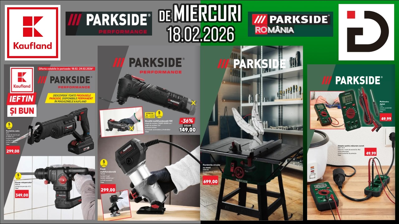PARKSIDE®PERFORMANCE ROMANIA  | Kaufland | DE MIERCURI 18.02.2026