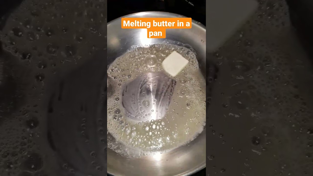 How to melt Butter in a pan with low heat #butter #shortsfeed #shorts