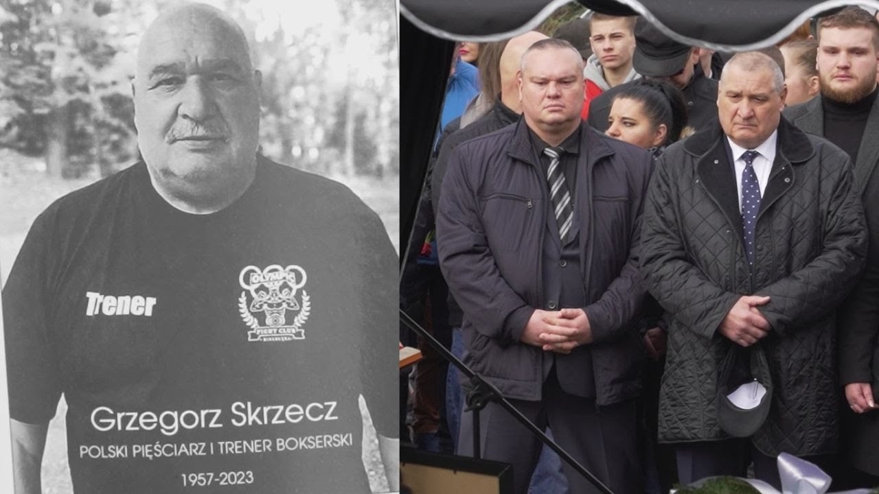Ostatnia droga Grzegorza SKRZECZA. Tłumy POŻEGNAŁY LEGENDĘ BOKSU