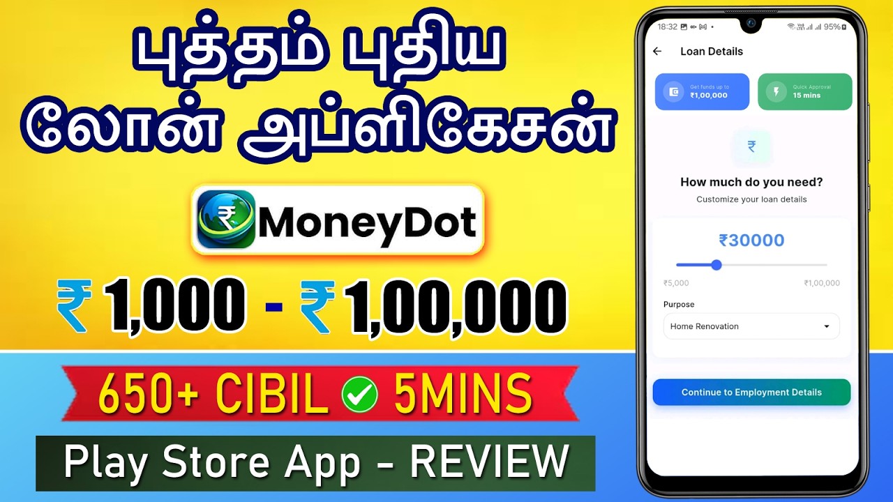 Money dot New Personal Loan Review 2026 | 5 MIN | Loan App Tamil - New Instant Online Loan App 2026