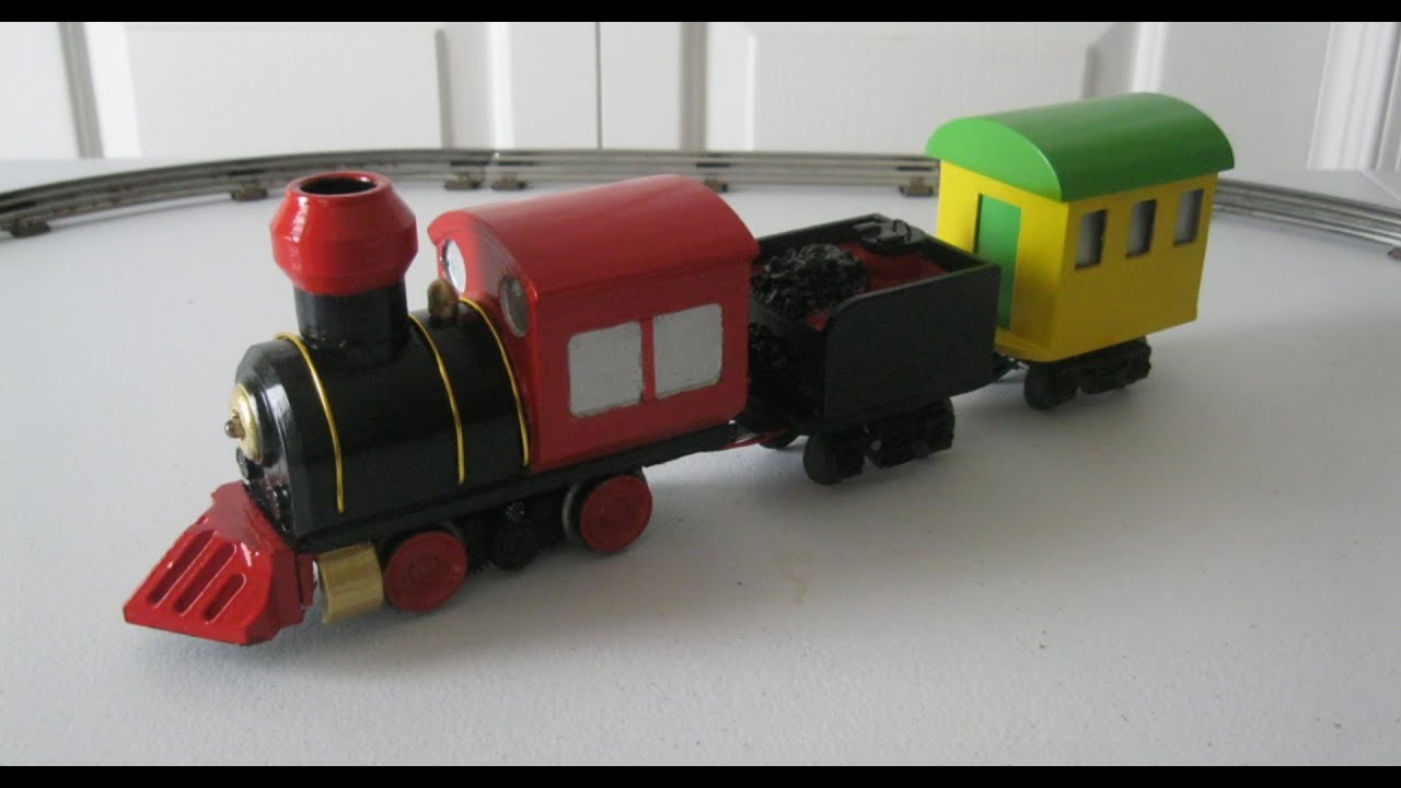 Finished Paint Job, 3D Printed Loco, with LionChief