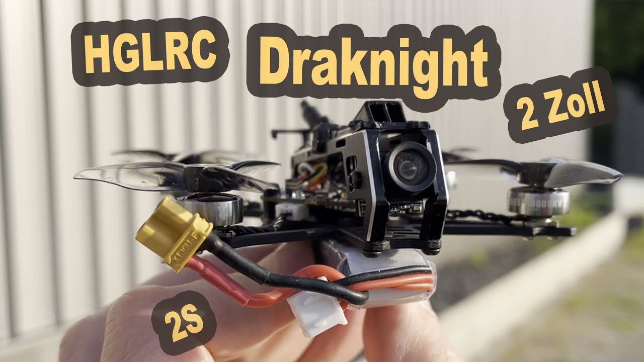 HGLRC Draknight 2S Analog 2 Zoll FPV Freestyle Quad