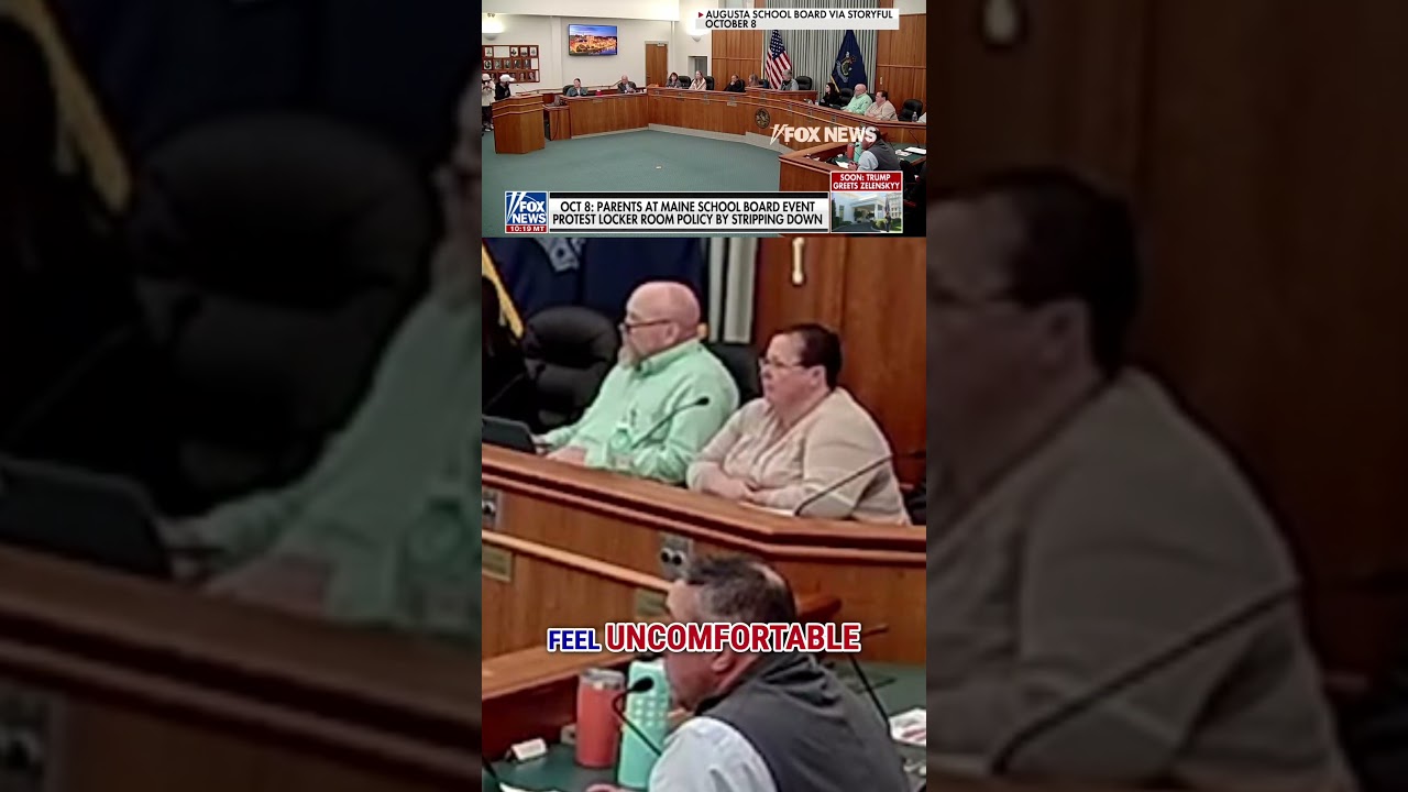 WATCH: Parents undress at school board hearing in protest over transgender locker rooms