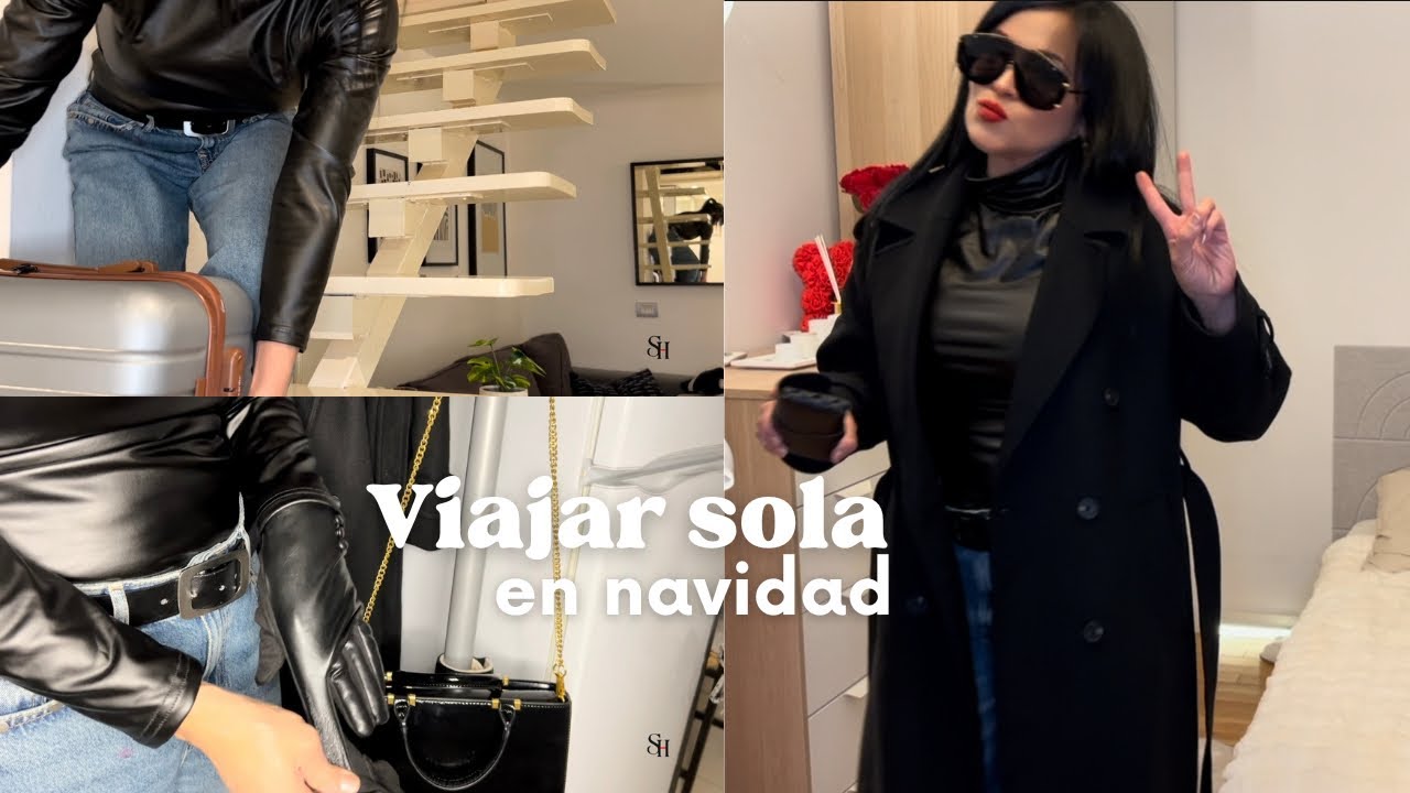 Un día viajando sola en Navidad | Emoción, paz y fortaleza ✨ Christmas Vlog