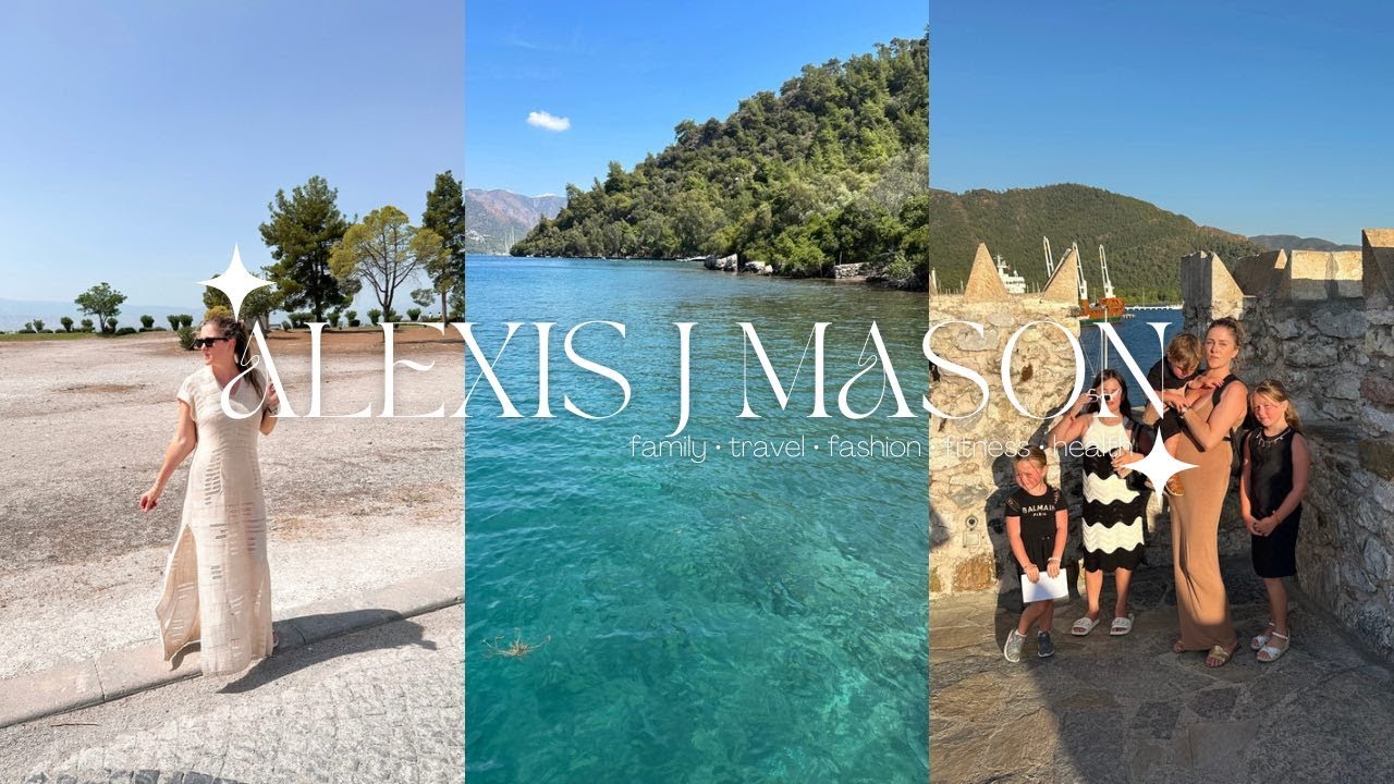 TURKEY PT2 - PAMUKKULE, BIRTHDAY BOAT TRIP, MARMARIS CASTLE MARMARIS TURKEY  HOLIDAY AS FAMILY OF 6