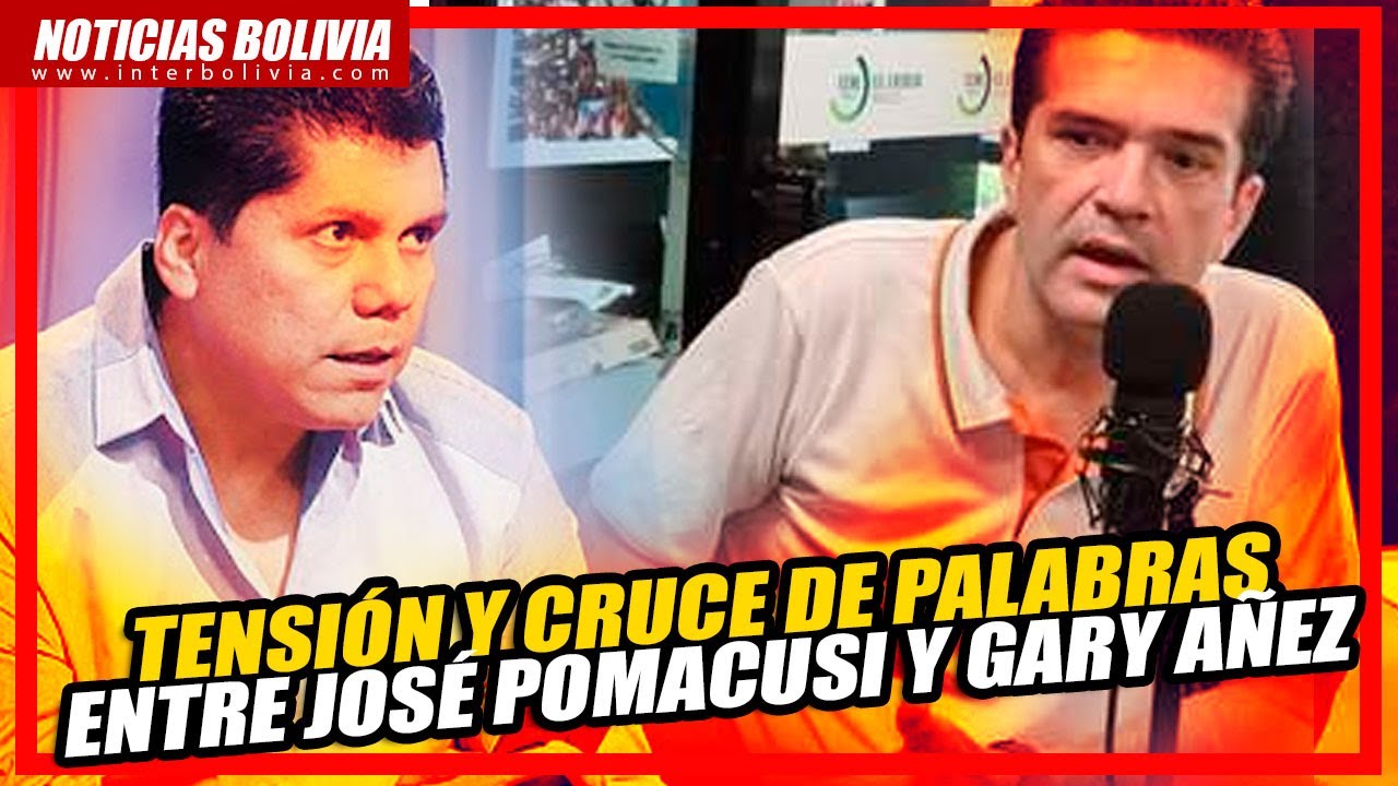 🔴. Rifirrafe entre JOSÉ POMACUSI Y GARY AÑEZ