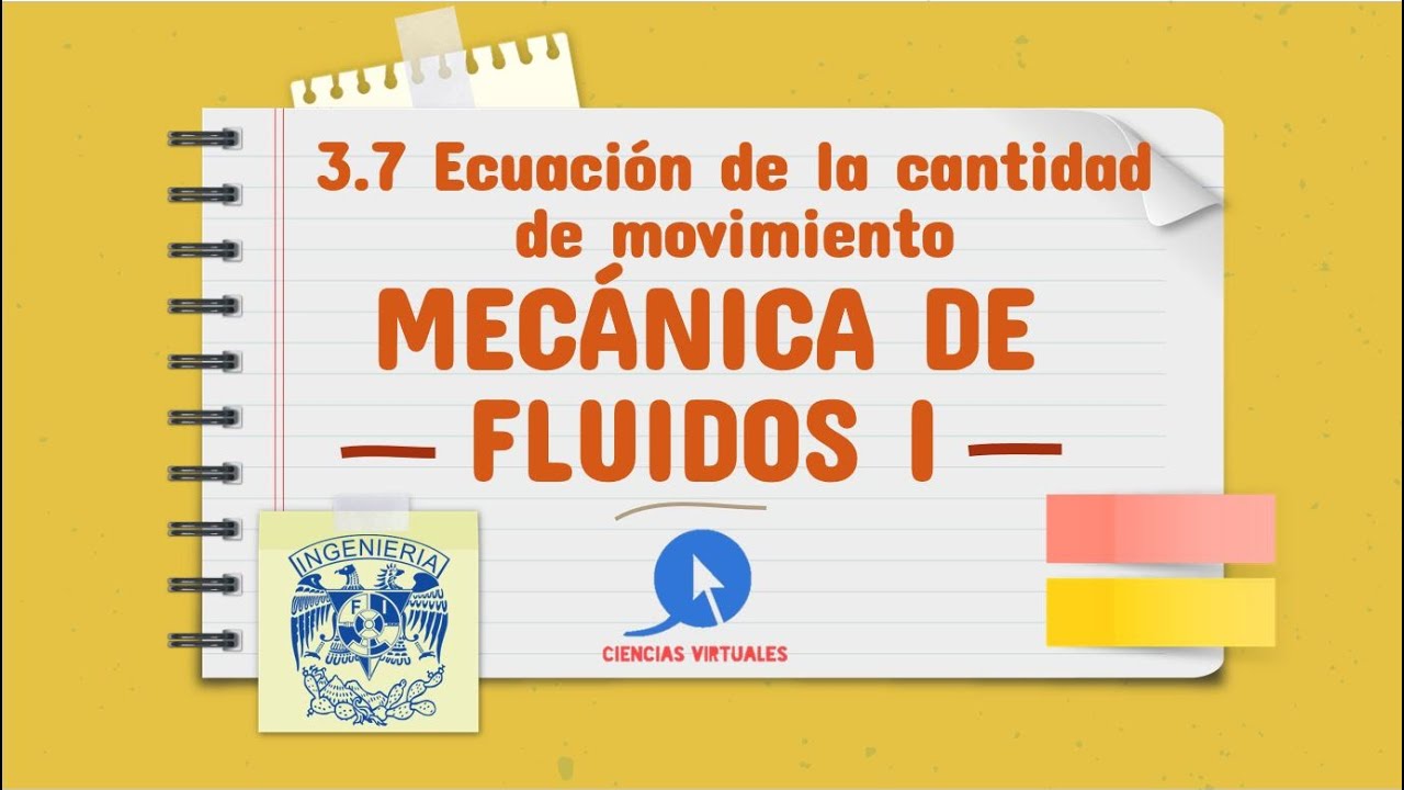 Mecánica de fluidos (Ecuaciones de conservación): Ecuación de cantidad de movimiento lineal
