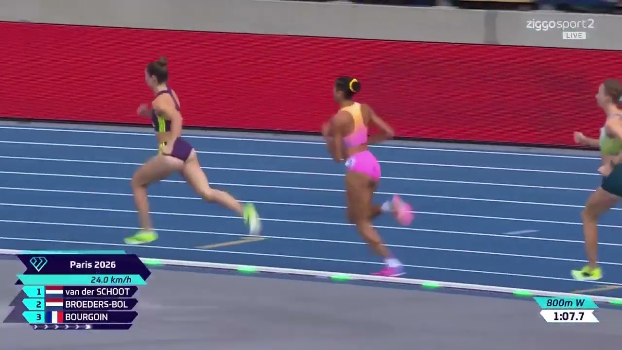 Femke Bol vs Audrey Werro &bull; Women's 800m DL Paris 🇫🇷