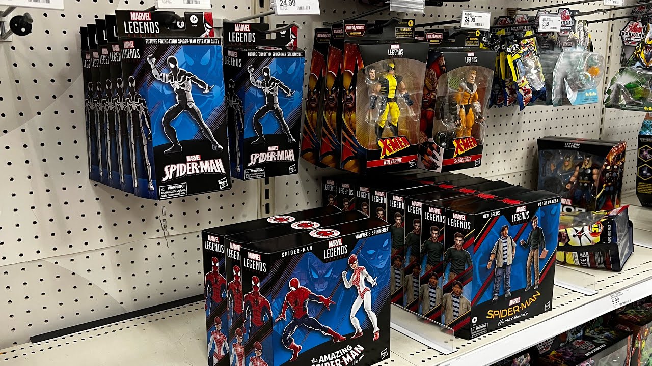 Никто не покупает новую коробочную версию Человека-паука Marvel Legends?/Раздел игрушек Best Buy/...