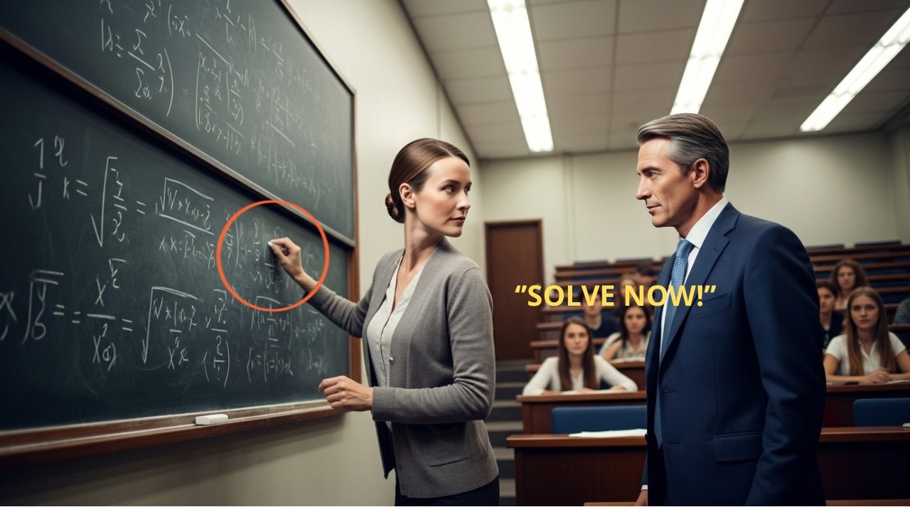 Teacher Told a Simple Woman to Solve Calculus as a Joke — What Happened Next Blew Everyone’s Mind!